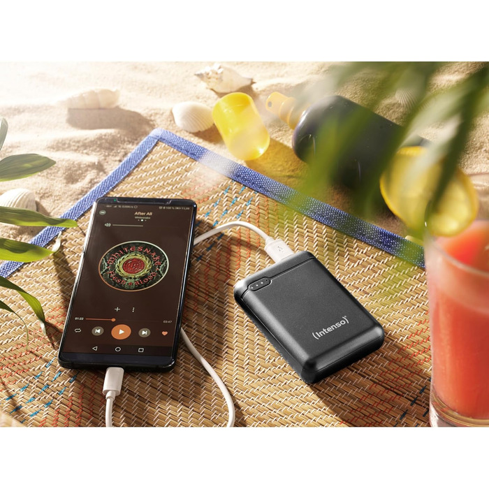 Powerbank Intenso 10000mAh XS – чорний, зовнішній акумулятор для смартфонів, планшетів, MP3-плеєрів та цифрових камер