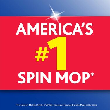 O-Cedar EasyWring: Відро з мотлою та 2 змінні насадки, Червоний/Сірий | Система прибирання