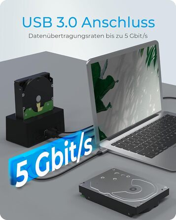 Док-станція ICY BOX для HDD/SSD SATA 2.5/3.5