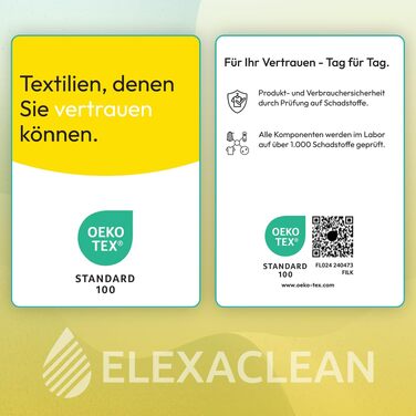 Набір мікрофібрових рушників для посуду ELEXACLEAN, 6 шт, антрацит/темно-сірий