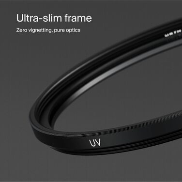 Фільтр об'єктива Urth 46 мм UV (Plus+) – ультратонкий, 30-шаровий нанопокриття, захист камери