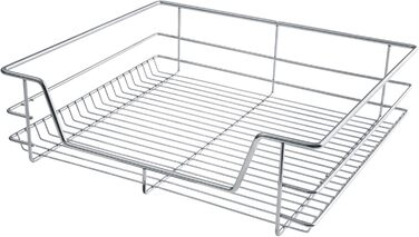 tectake® Telescopic Drawer, Extendable Drawer, Telescopic Shelf Retrofit, Kitchen Under-Cabinet Drawer, Kitchen Shelf, Drawer Organizer Office, Bathroom Under-Cabinet - suitable for 60cm