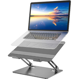 Adjustable Laptop Stand with Cooling Fan - Compatible with 11-15 inch Laptops (MacBook Pro/Air, Dell, Samsung, HP)