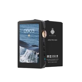 Hidizs AP80 PRO MAX: Hi-Res MP3 плеєр з Bluetooth, Wi-Fi, DLNA, AirPlay, DAC ES9219C, MQA 16X, DSD256, PCM 384kHz, підтримка SD до 2TB, Чорний