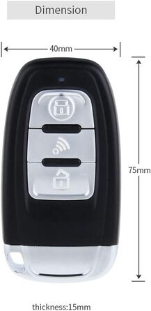 Автосигналізація EASYGUARD PKE EC003-1 з безключовим доступом, кнопкою старту та дистанційним запуском, 12В