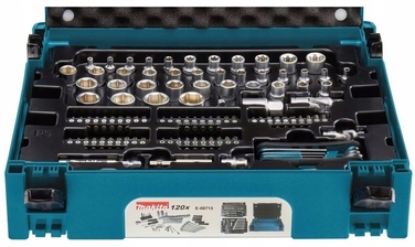 Набір ручних інструментів Makita E-08713 у кейсі Makpac, 120 предметів