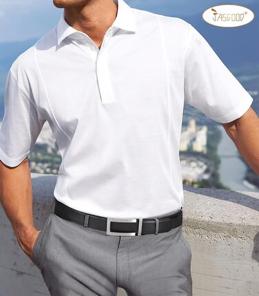 Чоловічий шкіряний ремінь JasGood з автоматичною застібкою, регульований, без отворів, ширина 35 мм, чорний, 130 см (підходить для обхвату талії 101-115 см)