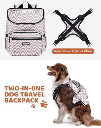BAGLHER Рюкзак для собак, рюкзак для подорожей з собакою