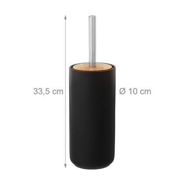 Relaxdays Toilet Brush Holder Ceramic