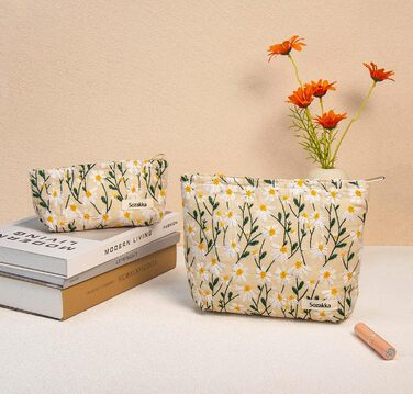 Косметичка для макіяжу 2 шт. для жінок та дівчаток - органайзер для подорожей, подарунок A-daisy