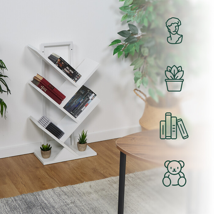 Стелаж Relaxdays на 4 полиці