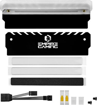 Кулер для ПК Empire Gaming Guardian з RGB підсвічуванням - тиха охолодження для процесора Intel та AMD