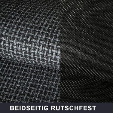 Килимок для входу Fussmatte сірий 80x120 см, грязезахисний, миючий, антиковзкий, для дому та вулиці