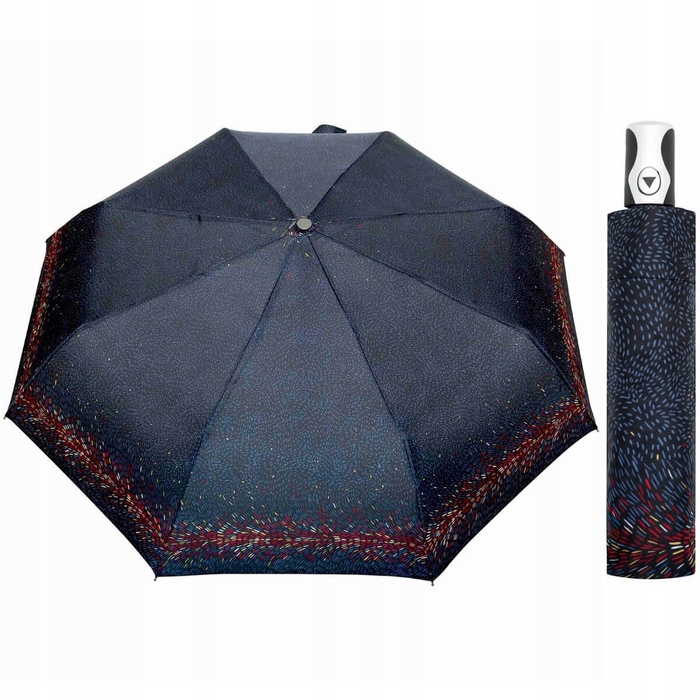Автоматична складана парасолька F.P.Parasol з чохлом, чорна