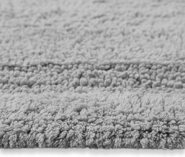 Килимок для ванної кімнати Wecon Home Hilda, бежевий, 55x65 см, з антиковзким покриттям, сертифікат Oeko-TEX Standard 100, можна прати в машині