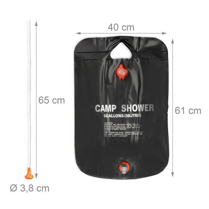 Relaxdays Camping Shower 20 Liter