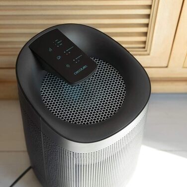 Зволожувач повітря Cecotec BigDry 3000 Pure Light Black: 45 Вт, 750 мл/день, очищувач повітря з потрійним фільтром, 25 м², сенсорне управління
