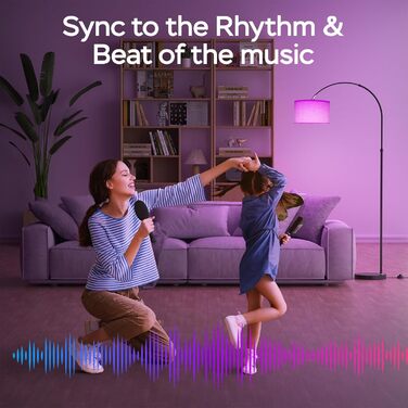 Торшер для вітальні JASMIN I з LED E27, тканинний абажур 33 см, вимикач на нозі, вінтажний стиль, підходить для спальні, готелю (льон-rgb)