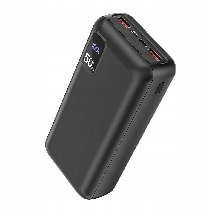 Потужний павербанк Baseus 50000mAh 22.5W: 2x USB, USB-C, QC 3.0, з LED-дисплеєм та системою безпеки