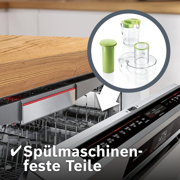 Центрифужна соковижималка Bosch VitaJuice 2 MES25A0 для овочів та фруктів, 700 Вт, XL завантажувальний отвір, сіра/яблучно-зелена