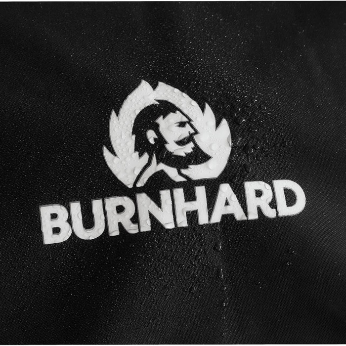 Універсальний водонепроникний чохол для гриля BURNHARD Fat FRED 156×129×92,5 см, захисна покривало для барбекю з міцного матеріалу, UV-стійкий, зимостійкий