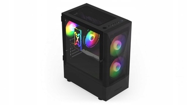 Корпус Krux Vako RGB Midi Tower, чорний