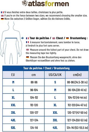 Жилет чоловічий ATLAS FOR MEN великих розмірів (M-5XL), темно-синій