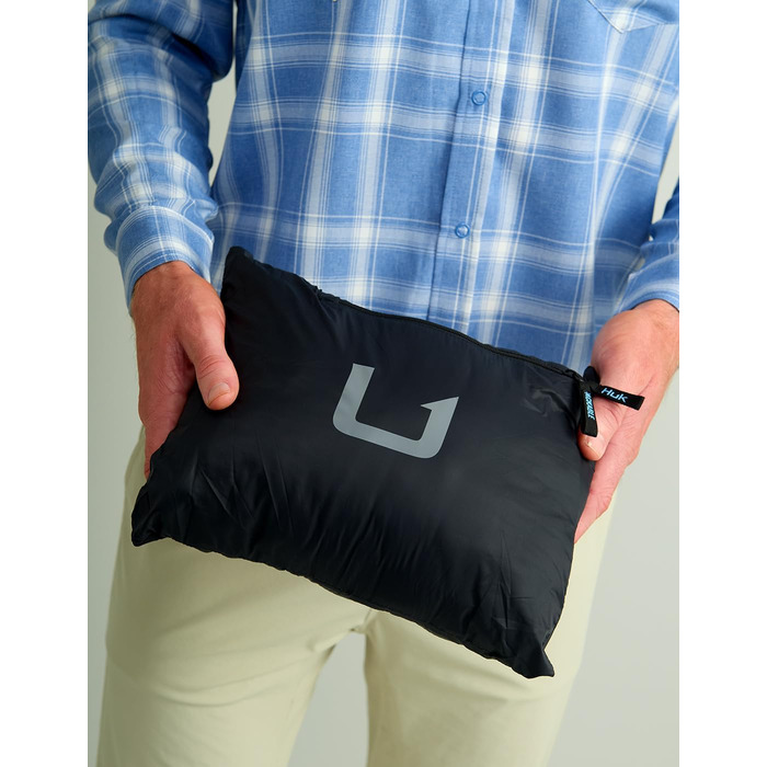 Жилет HUK Scale для чоловіків, ізольований, з DWR просоченням, для риболовлі, чорний, XXL