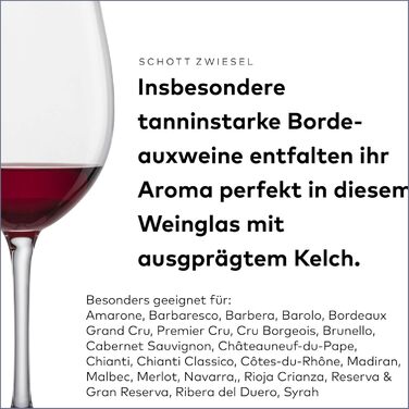 Набір келихів для білого вина Schott Zwiesel Classico (6 шт.), німецька якість, Tritan-кристал, безпечно мити в посудомийній машині