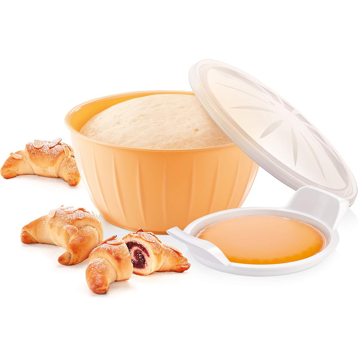 Tescoma Yeast Dough Bowl with Gel Cushion and Popp Lid DELÍCIA ø 26 cm