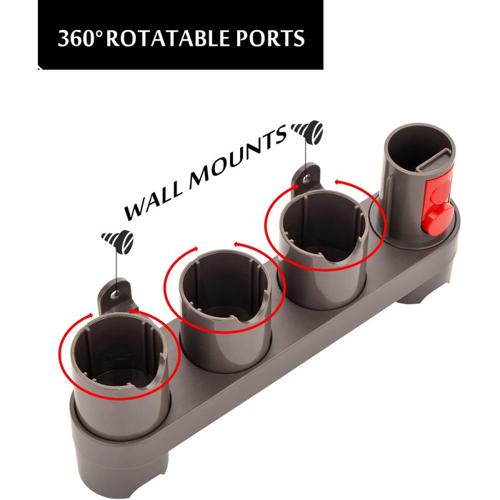 Кріплення-організатор для пилососів Dyson V7, V8, V10, V11, V12, G5, GEN5 Detect/Cyclone/Absolute/Torque Drive