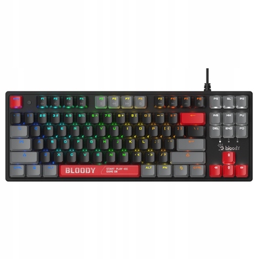 Ігрова механічна клавіатура Bloody S310N TKL RGB Red 1ms