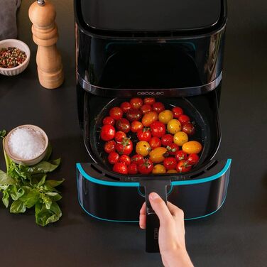 Фритюрниця Cecotec Cecofry Full InoxBlack 5500: 5.5 л, 1600 Вт, 8 режимів, PerfectCook, сталь