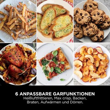 Фритюрниця повітряна Ninja Double Stack XL 9.5L з цифровим термометром, сіра SL451EU