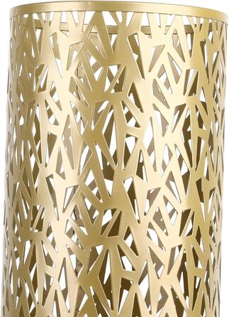 Металевий підставка для парасольки Topiky, кругла, золота, 15x10,5 см