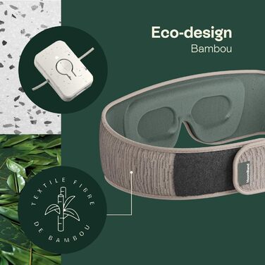 HoomBand Ultimate: Бездротові навушники-маска для сну Bluetooth 5.0, звукоізоляція, терапія звуком, гіпнотичні історії, медитація