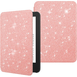 Чохол для Kindle 11 (2024/2022) MoKo, рожевий, з авто-вимиканням, для Kindle 2024