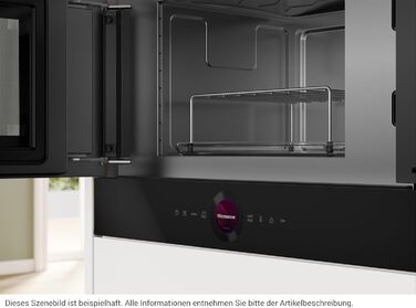 Вбудована мікрохвильова піч Bosch Serie 8 з грилем, 800 Вт, 38x50 см, LED-Touchdisplay, лівий відкривання дверцят