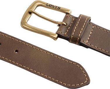 Чоловічий шкіряний ремінь Levi's Loire Brown