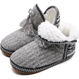 Тапочки халатні жіночі COFACE Lammfell, теплі, з м'якої вовни, сірі, 37/38 EU