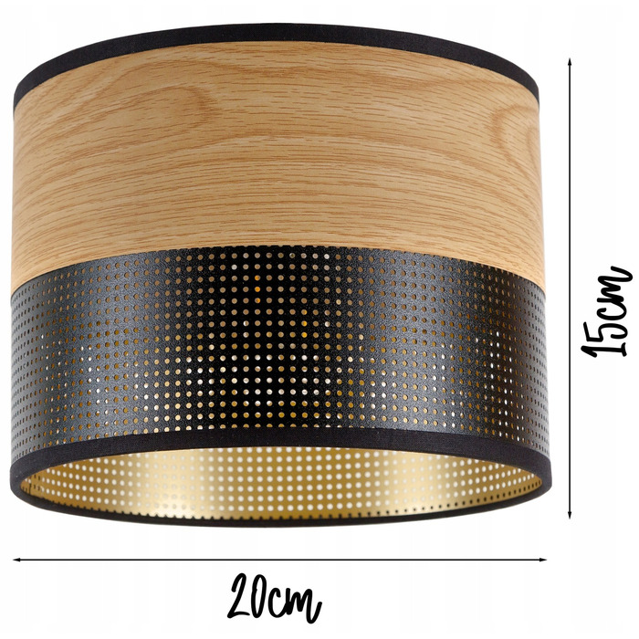 Сучасна торшерна лампа Glimex E27 60 Вт (бежевий, коричневий, чорний, жовтий)