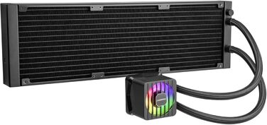 ENERMAX LIQMAXFLO 420 - Система водяного охолодження CPU з RGB підсвічуванням (LGA 1700, 1200, AM5, AM4)