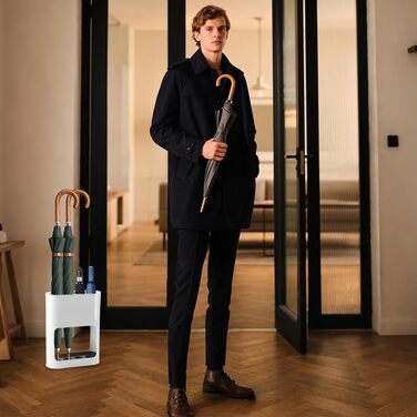 Підставка для парасоль підставка для парасоль з 4 слотами, знімний піддон, для дому, для довгих та коротких парасоль