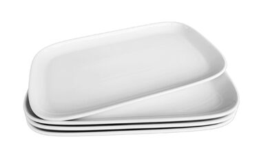 Provance - Сервірувальне блюдо/таця з кераміки, 30см (4 шт) - для закусок, десертів, суші, салатів