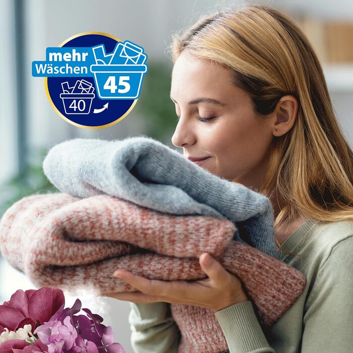 Набір кондиціонера для білизни Sofin Tropical Blossom, веганський, з ефектом проти котушкості, без мікропластику, 0.81 л x 10 шт (для 45 прань кожна пляшка)