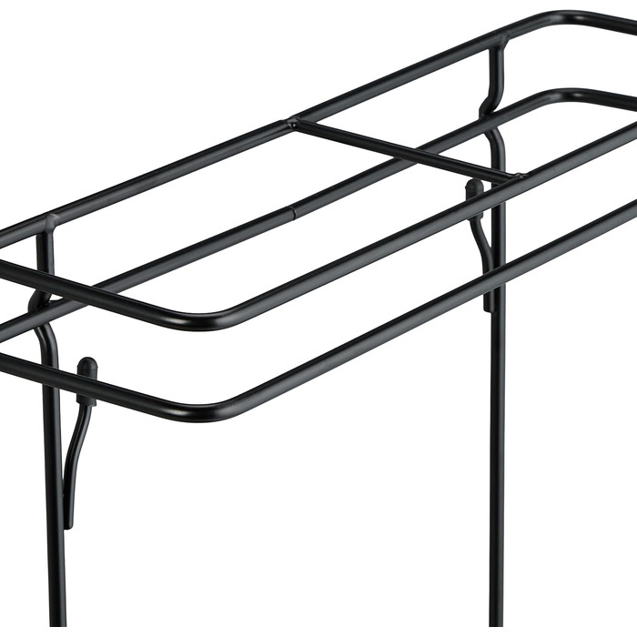 Стійка для парасоль під Relaxdays, 54 x 30,5 x 15 см, металева, чорна