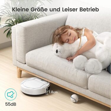 Робот-пилосос LEFANT Gen2 з функцією миття, 12000Pa, LiDAR-навігація, керування через додаток/Alexa/iWatch (M210P)