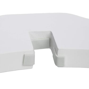 Захисне ворота для собак Relaxdays, 70x154 см, 3 панелі, складане, з ніжками, біле, MDF