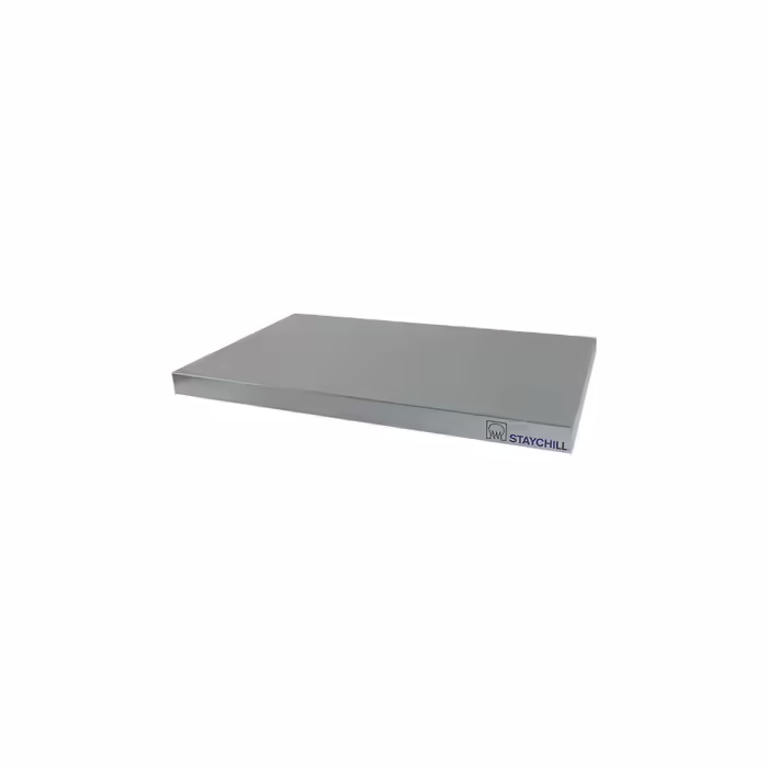 Saro Chilled Serving Platter Model Stay Cool 1/1 GN, Metal, Silver, 53 x 32.5 x 3.6 cm