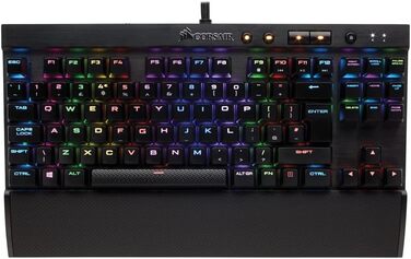 Механічна ігрова клавіатура Corsair K65 LUX RGB з клавішами Cherry MX Rapidfire